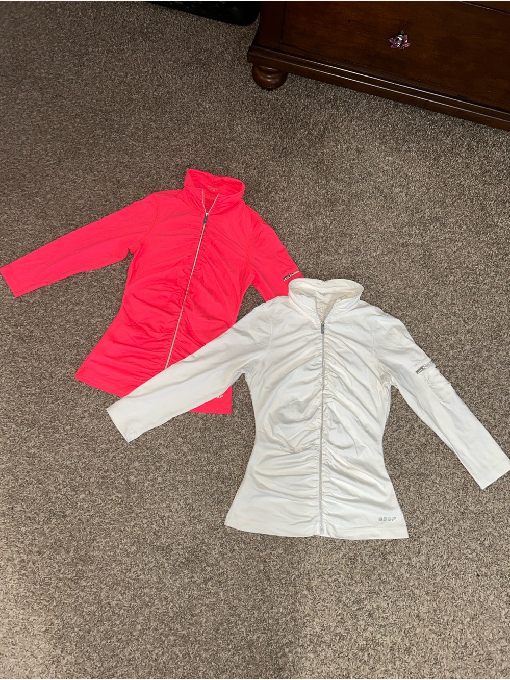Bebe Sport Two Light-Weight Athletic Jackets size XS/S